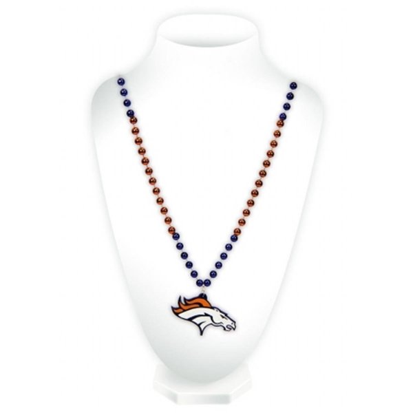 Rico Industries Denver Broncos Beads with Medallion Mardi Gras Style 9474654383